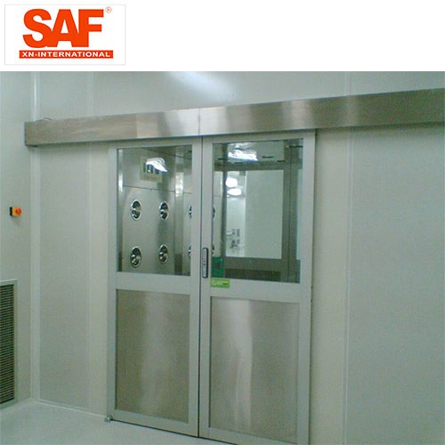 Automatic Sliding Door Air Shower System Tunnel With Custom Width For Clean Area